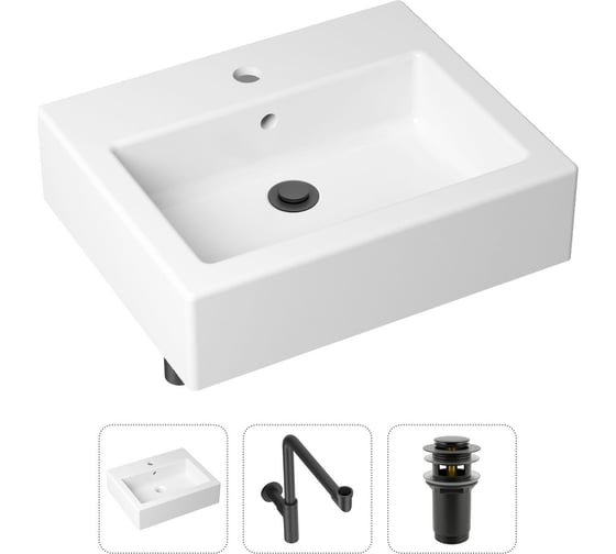 Накладная раковина для ванной Lavinia Boho Bathroom Sink в комплекте 3 в 1 21520696 1