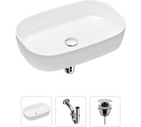 Накладная раковина для ванной Lavinia Boho Bathroom Sink Slim в комплекте 3 в 1 21520056