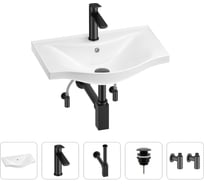 Раковина для ванной Wellsee Bisou в наборе 5 в 1 201005137