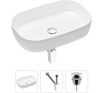 Накладная раковина для ванной Lavinia Boho Bathroom Sink Slim в комплекте 3 в 1 21520070