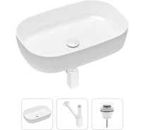 Накладная раковина для ванной Lavinia Boho Bathroom Sink Slim в комплекте 3 в 1 21520078