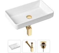Накладная раковина для ванной Lavinia Boho Bathroom Sink Slim в комплекте 3 в 1 21520128