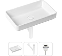Накладная раковина для ванной Lavinia Boho Bathroom Sink Slim в комплекте 3 в 1 21520142