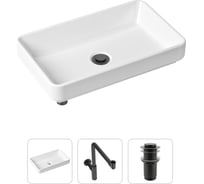 Накладная раковина для ванной Lavinia Boho Bathroom Sink Slim в комплекте 3 в 1 21520155