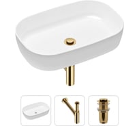 Накладная раковина для ванной Lavinia Boho Bathroom Sink Slim в комплекте 3 в 1 21520093