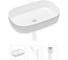 Накладная раковина для ванной Lavinia Boho Bathroom Sink Slim в комплекте 3 в 1 21520097 1