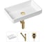 Накладная раковина для ванной Lavinia Boho Bathroom Sink Slim в комплекте 3 в 1 21520118 1