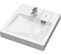 Раковина AQUADREAM Марго V58D1 белая, в комплекте с кронштейнами и сифоном VKA058D001