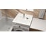Раковина AQUADREAM Монако V51D1 белая, в комплекте с кронштейнами и сифоном VKA051D001 2