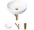 Накладная раковина для ванной Lavinia Boho Bathroom Sink Slim в комплекте 3 в 1 21520171 1