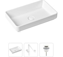 Накладная раковина для ванной Lavinia Boho Bathroom Sink Slim в комплекте 3 в 1 21520162
