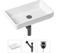 Накладная раковина для ванной Lavinia Boho Bathroom Sink Slim в комплекте 3 в 1 21520146