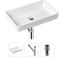 Накладная раковина для ванной Lavinia Boho Bathroom Sink Slim в комплекте 3 в 1 21520113