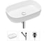 Накладная раковина для ванной Lavinia Boho Bathroom Sink Slim в комплекте 3 в 1 21520080 1