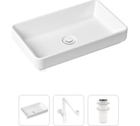 Накладная раковина для ванной Lavinia Boho Bathroom Sink Slim в комплекте 3 в 1 21520161