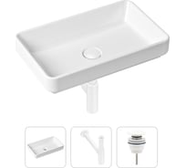 Накладная раковина для ванной Lavinia Boho Bathroom Sink Slim в комплекте 3 в 1 21520152