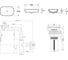 Накладная раковина для ванной Lavinia Boho Bathroom Sink Slim в комплекте 3 в 1 21520100 9