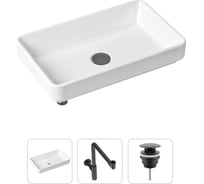 Накладная раковина для ванной Lavinia Boho Bathroom Sink Slim в комплекте 3 в 1 21520156