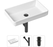 Накладная раковина для ванной Lavinia Boho Bathroom Sink Slim в комплекте 3 в 1 21520135