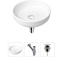 Накладная раковина для ванной Lavinia Boho Bathroom Sink Slim в комплекте 3 в 1 21520166