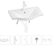 Раковина для ванной Wellsee Bisouв наборе 5 в 1 201005145