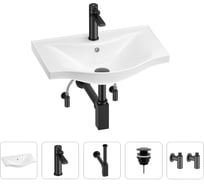 Раковина для ванной Wellsee Bisou в наборе 5 в 1 201005142