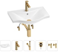 Раковина для ванной Wellsee Bisou в наборе 5 в 1 201005188