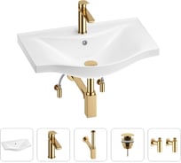 Раковина для ванной Wellsee Bisou в наборе 5 в 1 201005238