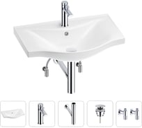 Раковина для ванной Wellsee Bisou в наборе 5 в 1 201005251