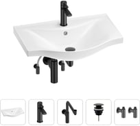 Раковина для ванной Wellsee Bisouв наборе 5 в 1 201005272