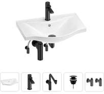 Раковина для ванной Wellsee Bisouв наборе 5 в 1 201005172
