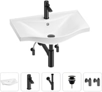 Раковина для ванной Wellsee Bisouв наборе 5 в 1 201005262