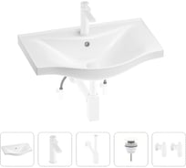 Раковина для ванной Wellsee Bisouв наборе 5 в 1 201005245