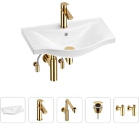 Раковина для ванной Wellsee Bisouв наборе 5 в 1 201005168