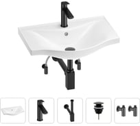 Раковина для ванной Wellsee Bisou в наборе 5 в 1 201005187