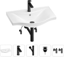 Раковина для ванной Wellsee Bisou в наборе 5 в 1 201005247