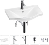 Раковина для ванной Wellsee Bisou в наборе 5 в 1 201005246