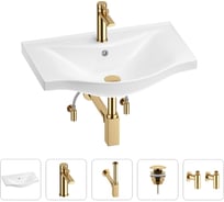 Раковина для ванной Wellsee Bisou в наборе 5 в 1 201005243