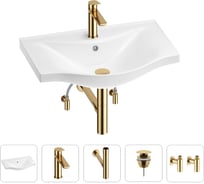 Раковина для ванной Wellsee Bisou в наборе 5 в 1 201005248