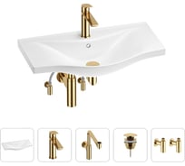 Раковина для ванной Wellsee Bisouв наборе 5 в 1 201005318