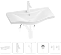 Раковина для ванной Wellsee Bisouв наборе 5 в 1 201005295