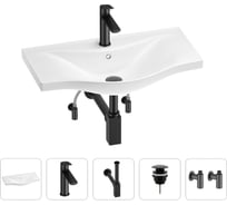 Раковина для ванной Wellsee Bisou в наборе 5 в 1 201005287