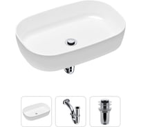 Накладная раковина для ванной Lavinia Boho Bathroom Sink Slim в комплекте 3 в 1 21520055