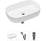 Накладная раковина для ванной Lavinia Boho Bathroom Sink Slim в комплекте 3 в 1 21520055 1