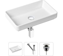 Накладная раковина для ванной Lavinia Boho Bathroom Sink Slim в комплекте 3 в 1 21520124