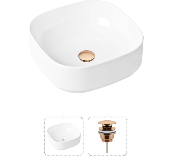 Накладная раковина для ванной Lavinia Boho Bathroom Sink Slim в комплекте 2 в 1 21520835 1