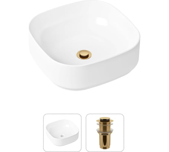 Накладная раковина для ванной Lavinia Boho Bathroom Sink Slim в комплекте 2 в 1 21520832 1