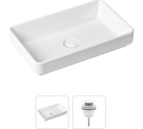 Накладная раковина для ванной Lavinia Boho Bathroom Sink Slim в комплекте 2 в 1 21520817