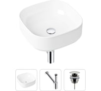 Накладная раковина для ванной Lavinia Boho Bathroom Sink Slim в комплекте 3 в 1 21520222