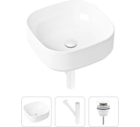 Накладная раковина для ванной Lavinia Boho Bathroom Sink Slim в комплекте 3 в 1 21520250
